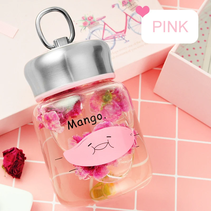 360ml Cute Glass Mug Coffee Tea Drinkware Cup Outdoor Travel Wholesale Cooking Kitchen font b Gadgets