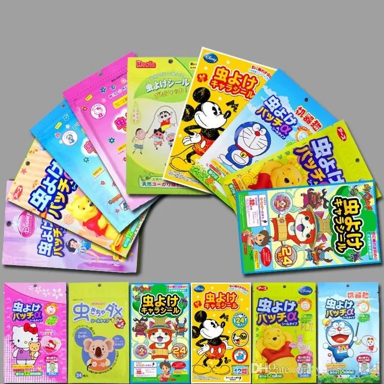 

Mosquito Repellent Patch Pikachu Drive Midge Mosquito Killer Cartoon Anti Repellent Sticker Patch 24pcs in a pack