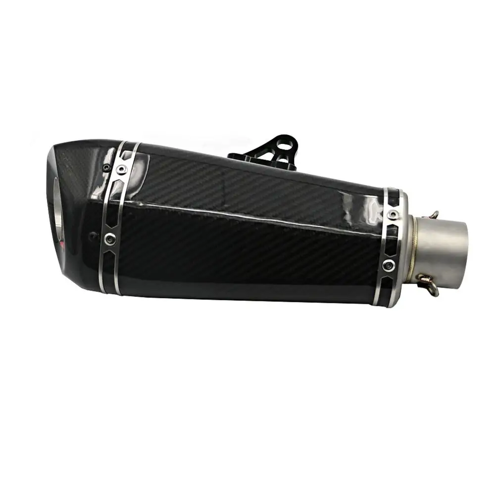 Мотоцикл для R3 R6 R1200GS 1200GS 51 мм Akrapovic Модифицированная выхлопная труба Универсальный с хвост из углеродного волокна глушитель трубы