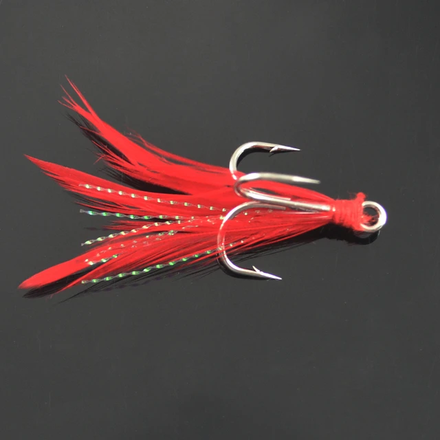 Fly Fishing White Feather, Feather Fly Fishing Hooks