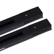 2шт 2 Проводная система алюминиевый 0,5 м светодиодный рельсовый светильник Универсальные рельсы для Светодиодный светильник для трека лампа ing легкая установка