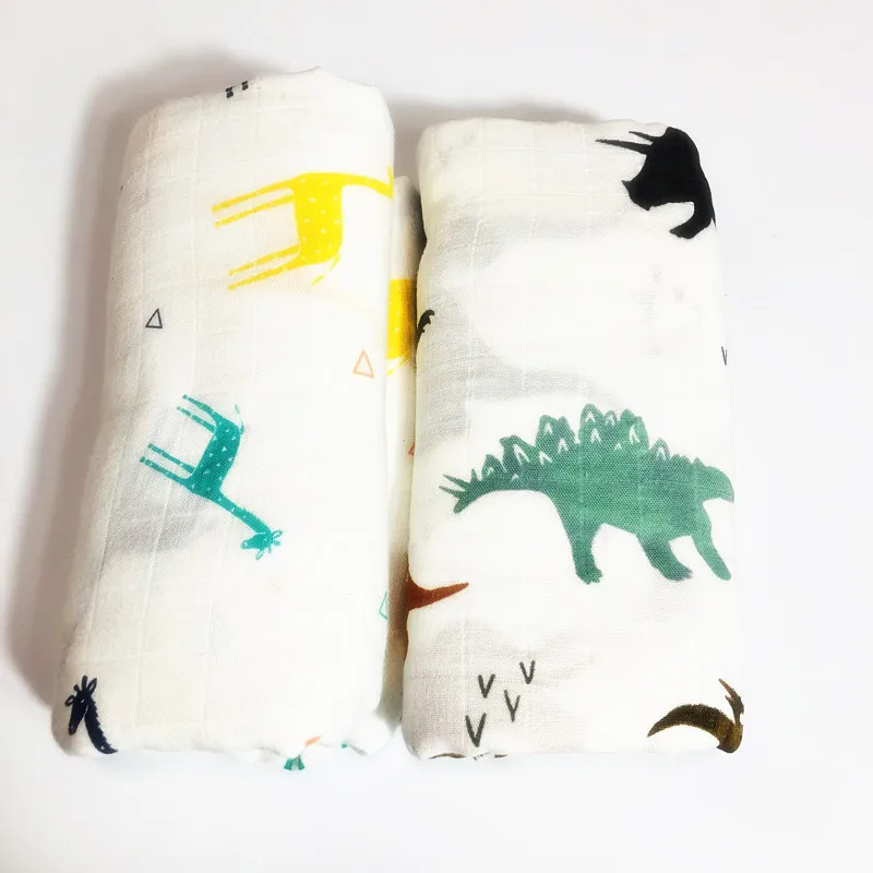 2 шт./лот Пеленальное Одеяло s муслиновое одеяло diaperbamboo хлопковая подушка для купания младенцев Полотенце-пеленка одеяло s многофункциональная детская обертка