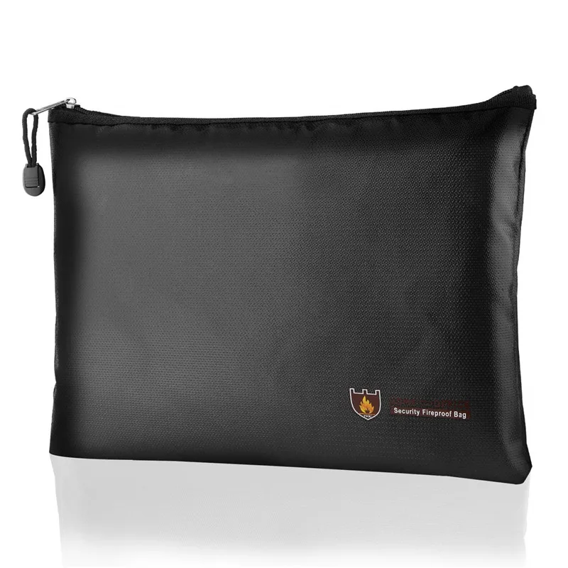 Us 8 61 35 Off Portable Fireproof Waterproof Doent Envelope File Folder Cash Pouch Money Bag Lipo Safe For Home Office S M L In