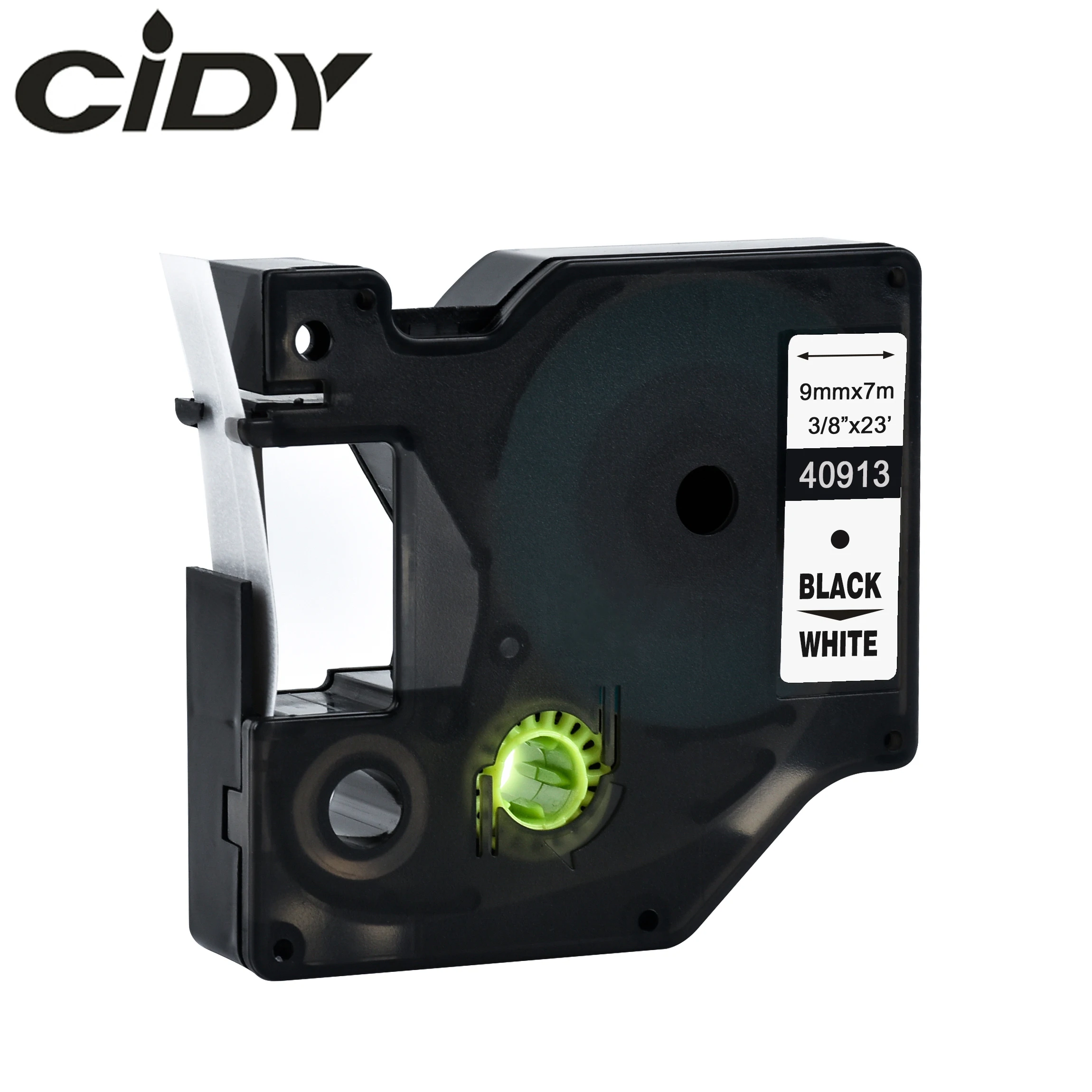 Cidy 5 шт. совместимый с Dymo Labelmanager 9 мм D1 черный на белом Dymo Maker 40913 этикетки Ленточные картриджи поставка с фабрики