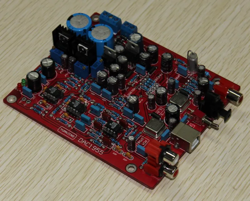 200 мкФ фильтр конденсатор AD1955 WM8805 PCM2706 волокно коаксиальный USB DAC декодер
