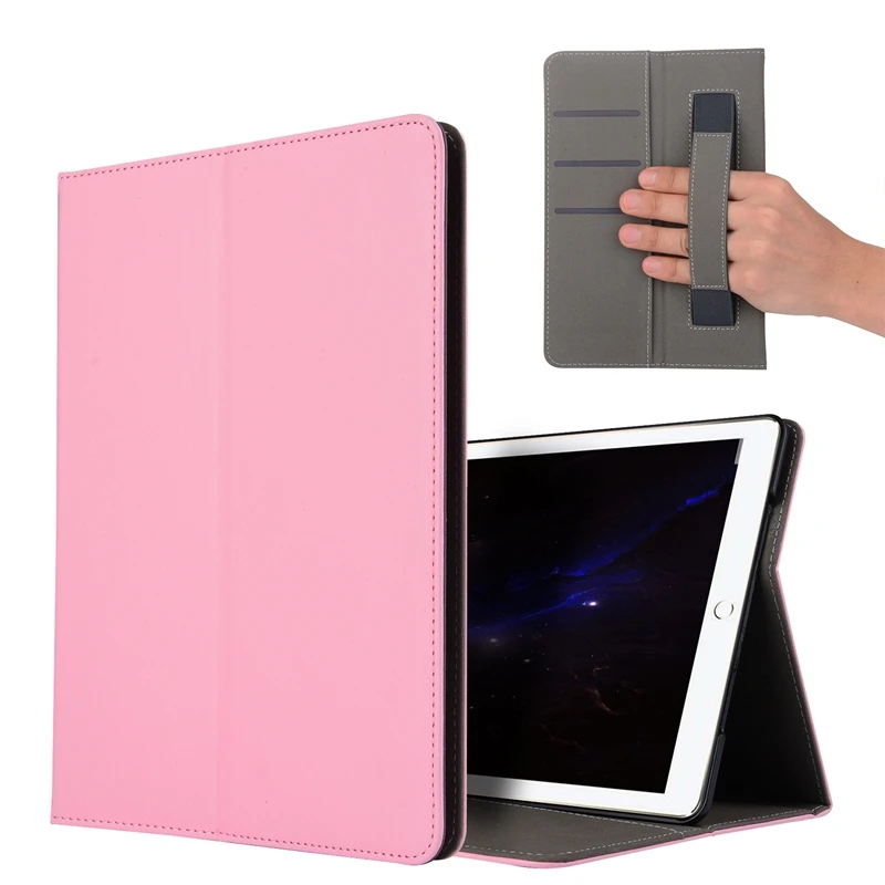 

DOLMOBILE Luxury PU Leather Case Cover with Stand for iPad Pro 10.5 Tablet Hand Holder Grip Shell with Card Slots