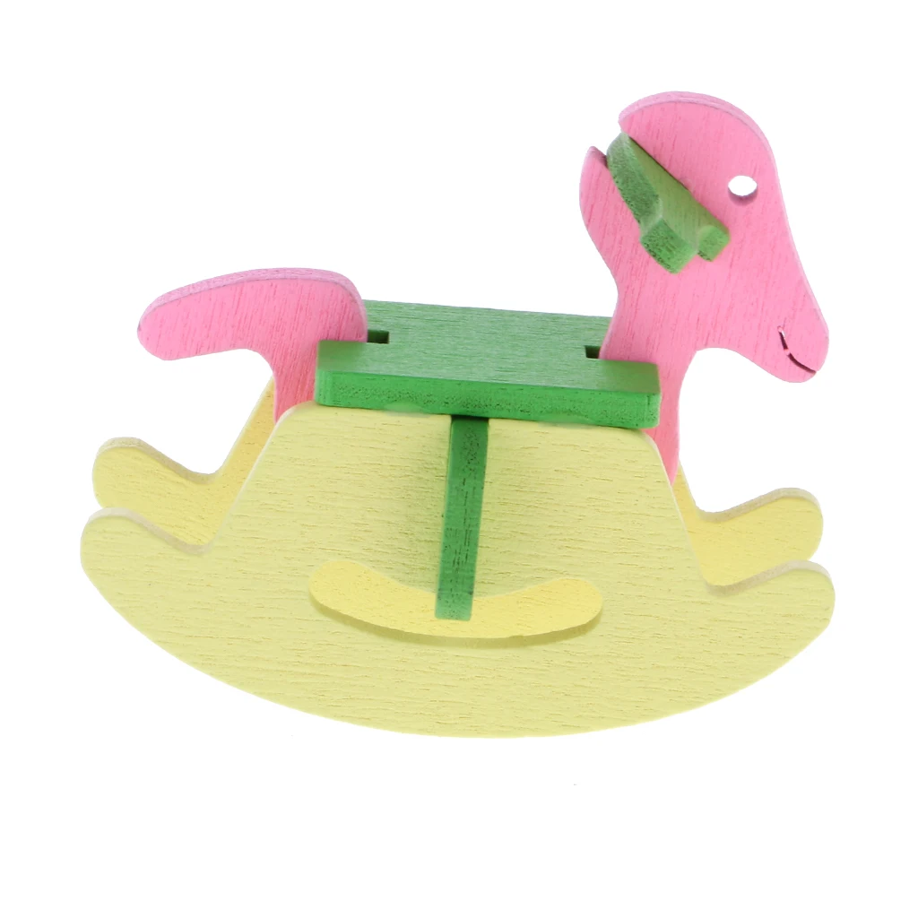 Doll House Baby Room Set Wooden Miniature Dollhouse Furniture Bathroom/Bedroom/Kitchen Room Accessories Set Kids Toys Gifts