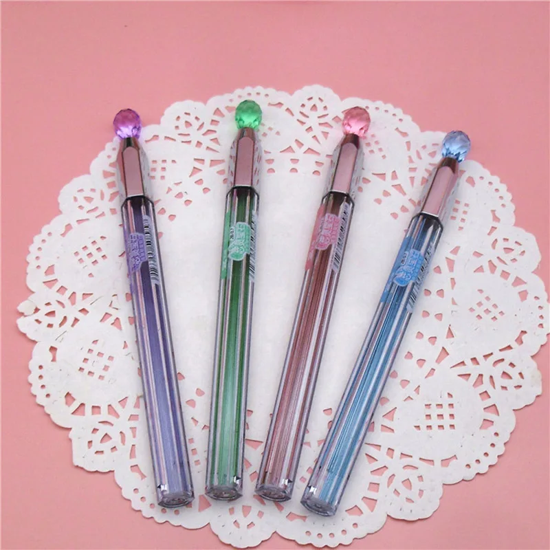 

Thin Colored Mechanical Pencils Leads 0.5mm 2B Creative Diamond Pencil Refill Painting School Supplies Student