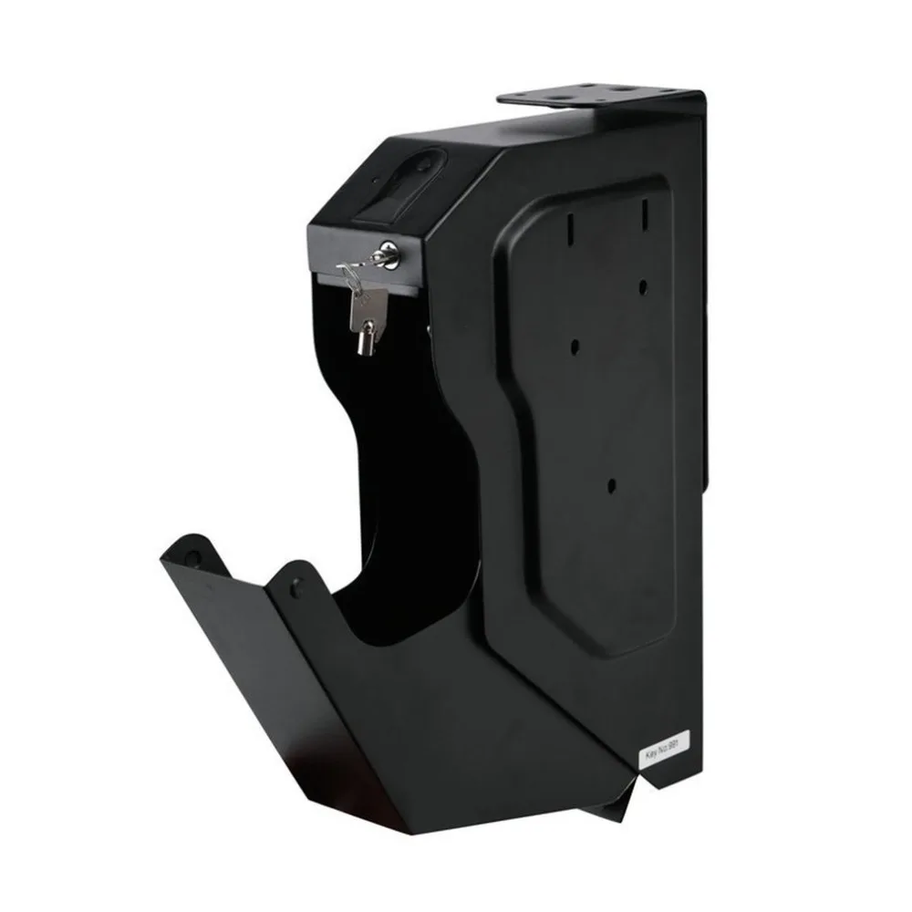 

Biometric Fingerprint Safe Box Cold-rolled Steel Security Gun Strongbox Portable Key Valuables Jewelry Storage Box
