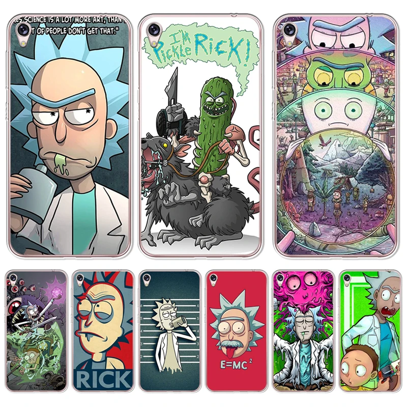 

Phone Case Cover For Asus Zenfone Live ZB501KL Max 3 4 Pro M1 ZB602KL ZC520KL ZC520TL Soft TPU Silicone Luxury Rick And Morty