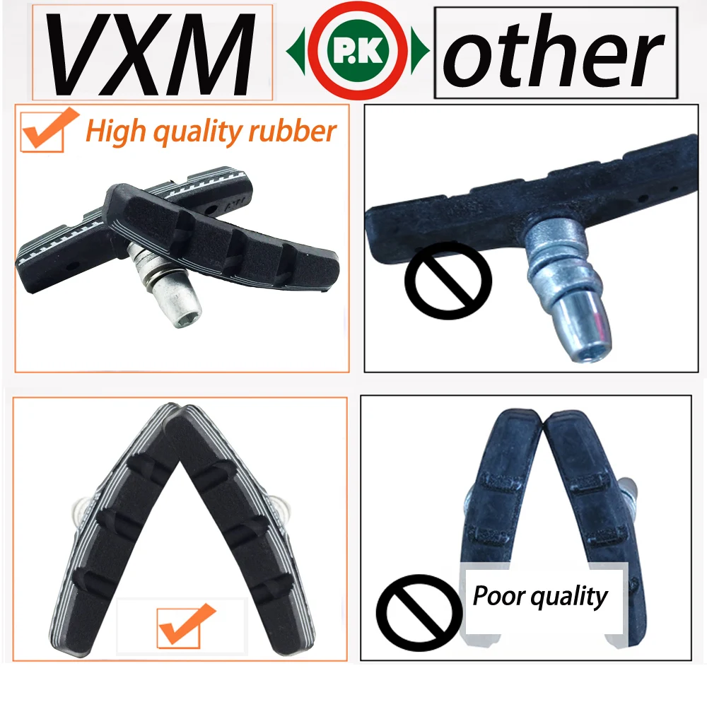 VXM тормоза велосипедные V Brake Горный Дорожный велосипед Тормозные колодки