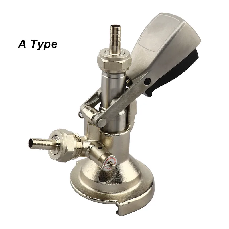 Черновик сцепка для пивного бочонка пивной кран диспенсер для домашнего пивоварения высокое качество пивной кран разъемы A Тип G Тип S Тип D Тип Муфты - Цвет: A Type