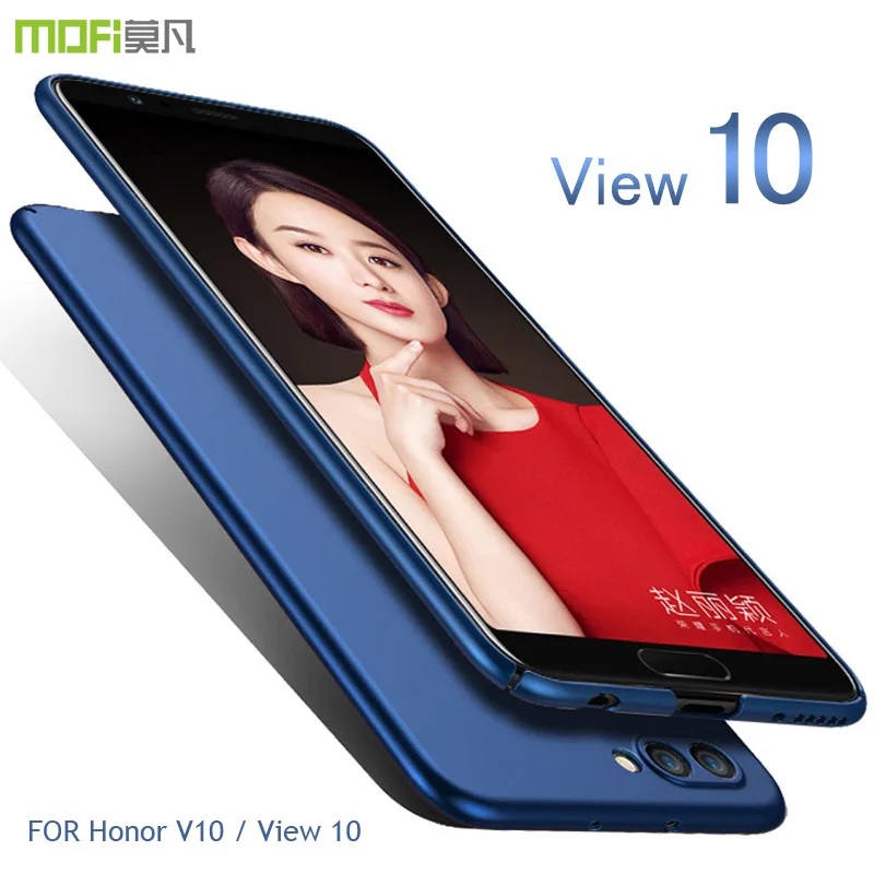 

Honor V10 Case Cover Honor View 10 Hard Back Cover Case MOFI For HUAWEI Honor V10 PC Case Protective Back Case Black coque funda