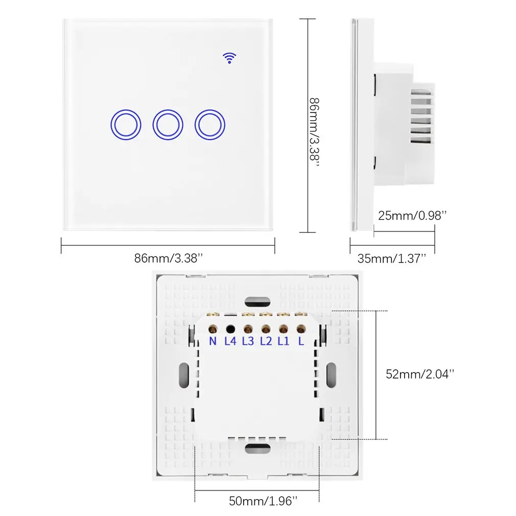 Умный дом WiFi беспроводной переключатель модуль приложение Ctrl с Alexa Google Home Голосовое управление для домашнего офиса дропшиппинг