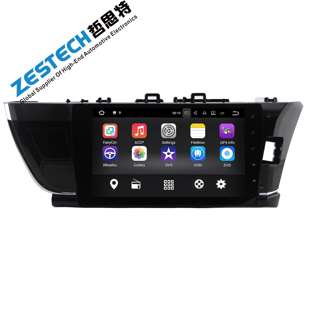 Discount 10.1 inch full touch screen android car radio multimedia for Toyota corolla 2014-2016 with gps navigation audio system 0