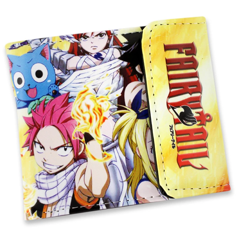 

Japanese Anime Fairy Tail Wallet Woman Wallet and Men Wallets Pouch Portefeuille Homme Purse Wallets Women