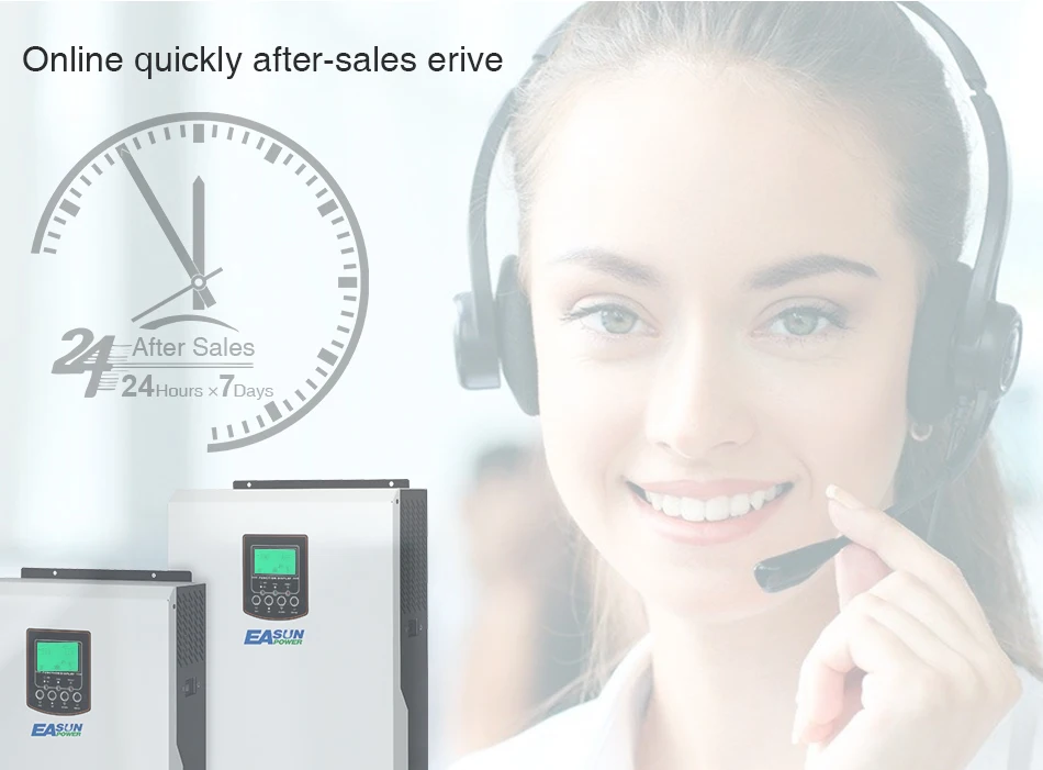 EASUN POWER 5000W Solar Inverter 60A MPPT 48V 220V Off Grid Inverter 5Kva Hybrid Inverter Pure Sine Wave Inverter 60A AC Charge_16