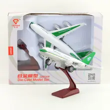/литая под давлением модель игрушки/Airbus A380 самолет VLCT/оттяните назад/звук и свет/Набор для обучения/подарок для детей