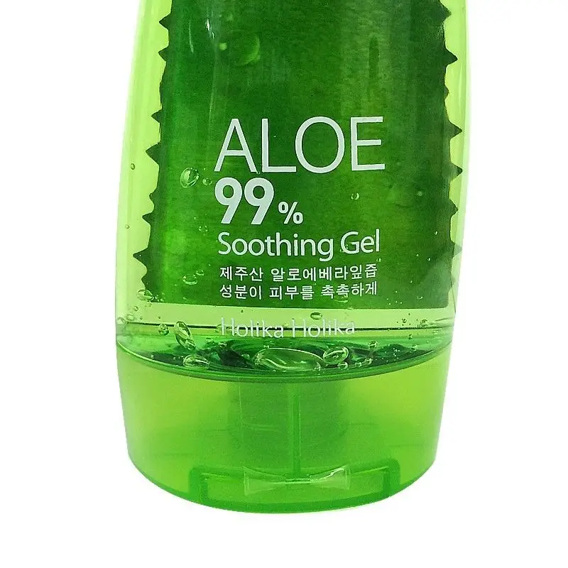 Online 99% calmante ml de Gel de Aloe Vera de 250ml para eliminar el acné crema hidratante crema de Aloe de gran tamaño