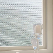 2D без клея статические декоративные приватность оконные пленки для стекла не клейкий контроль тепла анти УФ 36in. От 16feet.(Защитного стекла 92x500 см