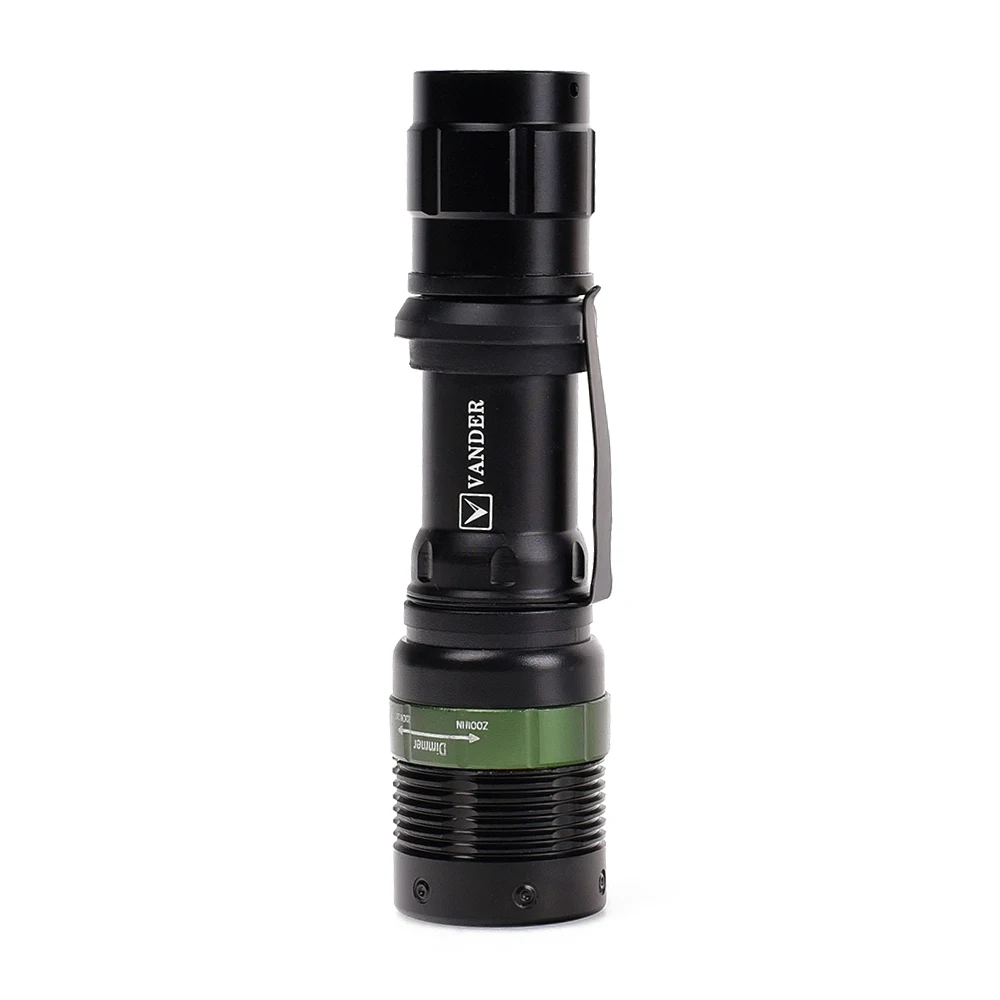 Vander Powerful CREE Led Flashlights Torches T6 Waterproof Tactical Flashlight 18650 Not Rechargeable LED Light Torch For Bike (14)