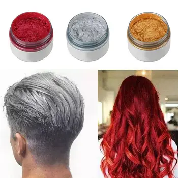

Hair Coloring Cream DIY Color Styling Wax Disposable Temporary Hairstyle Dye Mud hot sale