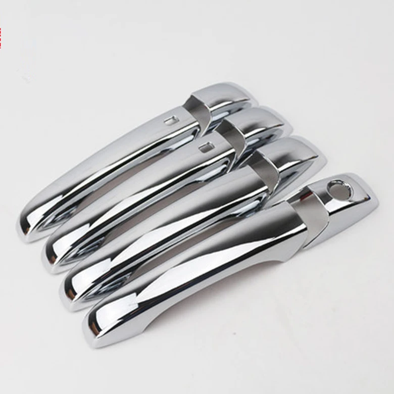 

High Quality Chrome Door Handle Cover Trim Sticker With SMART Keyhole For Jeep Patriot 2007-2014 Jeep Grand Cherokee 2011 - 2014
