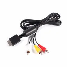 Audio Video AV Cable Cord Wires For Playstation PS2 PS3 Cable Cord TV Lead Replacement Game Console Spare Parts Game AV Cable