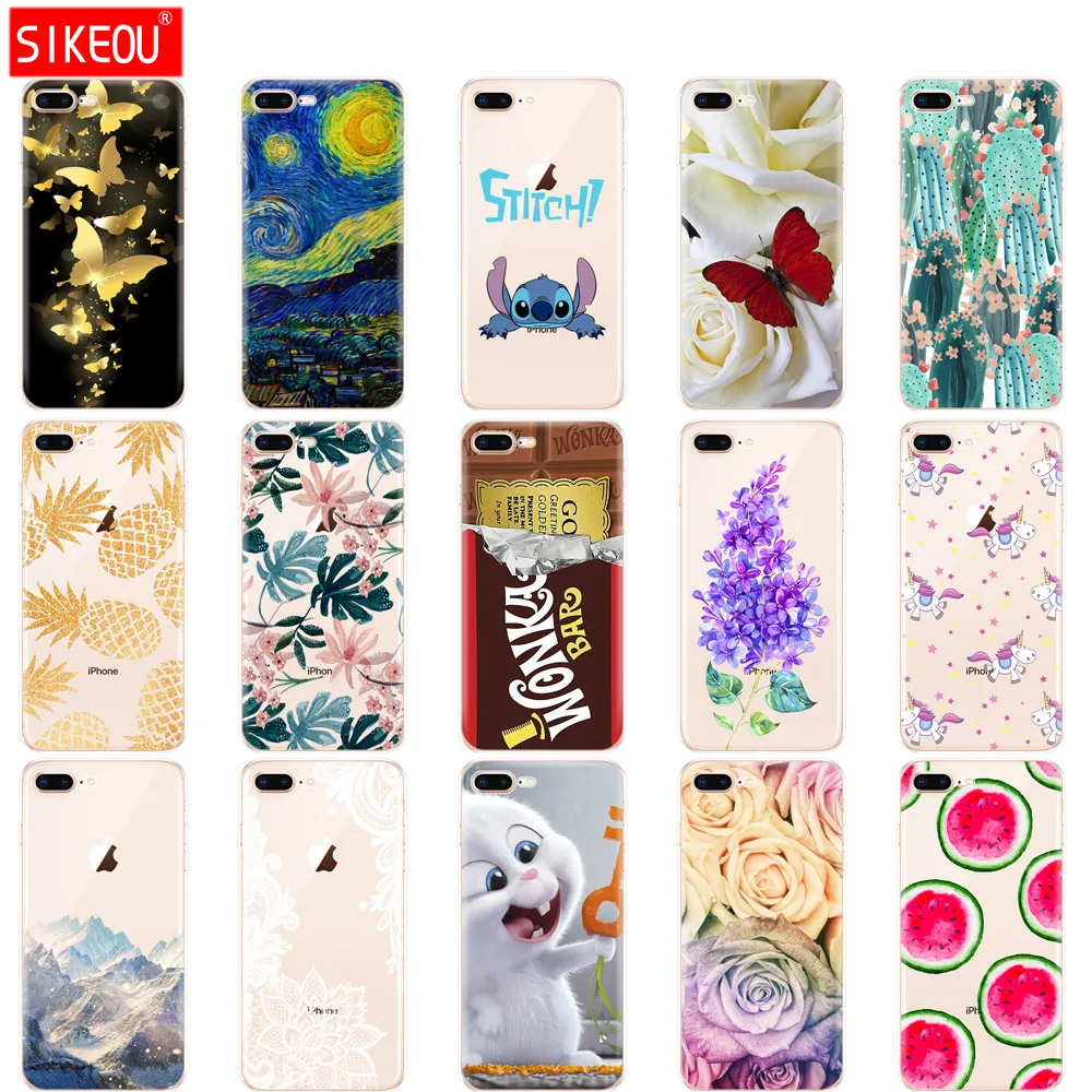 

Soft Silicone TPU For IPhone 7 Case IPhone7 Case full 360 protective back Cover apple IPhone 7 Plus Case For IPhone 7plus Phone