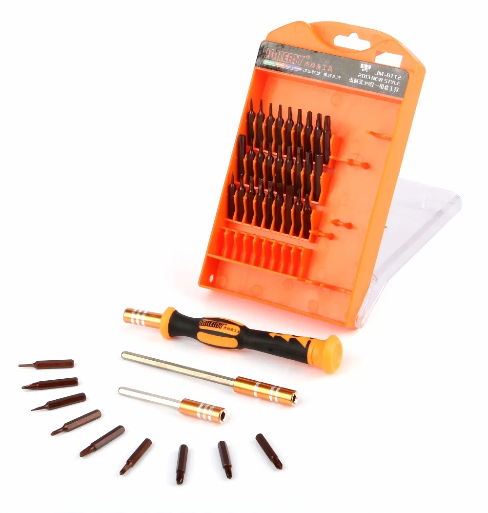 JAKEMY 39 in 1 Precision Screwdriver Tool Set Multi-Purpose Screwdriver Head with Extension Rod for Digital Electronic Repair JAKEMY 39 in 1 Precision Screwdriver Tool Set Multi-Purpose Screwdriver Head with Extension Rod for Digital Electronic Repair