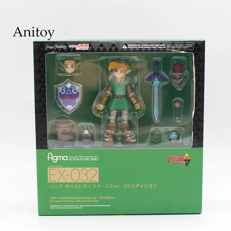 Hot Figma #EX-032 Link DX The Legend of Zelda Link Between Worlds Action Figure