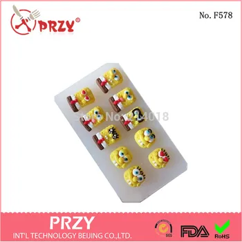 

Animated character chocolate mould fondant cake mold Jelly pudding No;F578