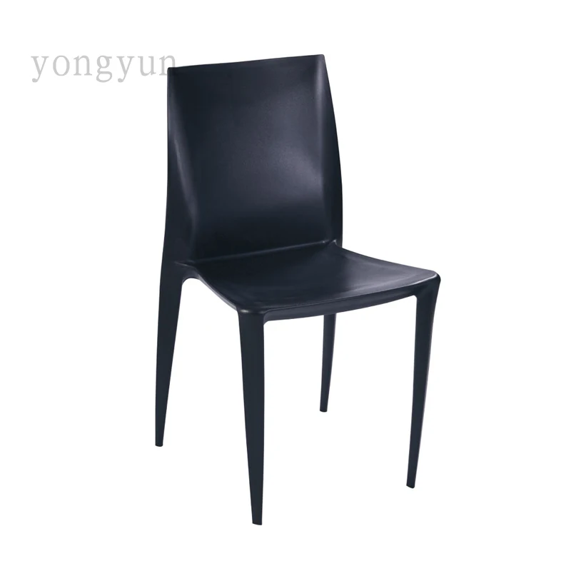 Обеденный стул знаменитый дизайн Минималистичная современная мебель для отдыха стулья для столовой - Цвет: black