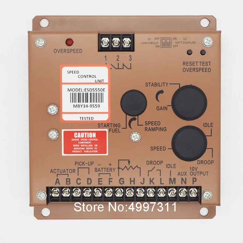 

Chinese Own factory price! Quality Best Match Speed Control Unit/Speed Governor ESD5550E for Diesel Generating Set