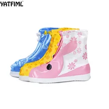 YATFIML/; Модные непромокаемые резиновые сапоги для девочек; непромокаемые сапоги из ПВХ для мальчиков и девочек; непромокаемая обувь