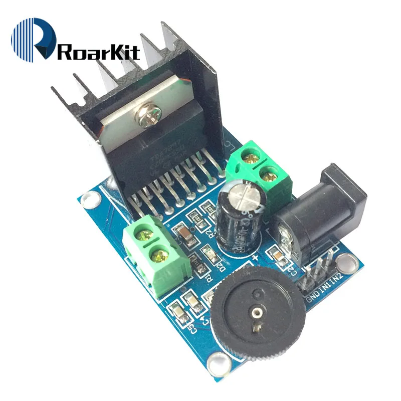 Плата усилителя мощности звука 1 шт. от 6 до 18 В постоянного тока модуль TDA7297 - Фото №1