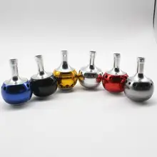 1pcs/pack High-grade fishing all metal finishing held pill modified water wheel drum spinning wheel rocker shake grasp pill