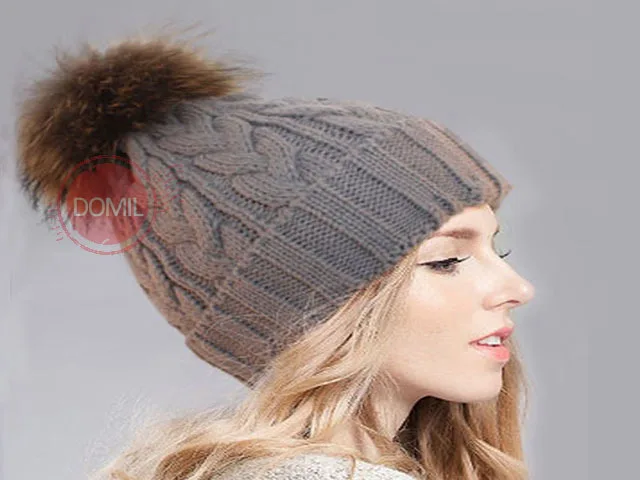women's hats with ball on top