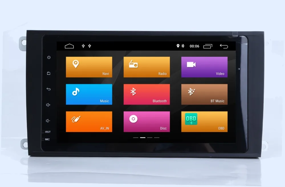 8''Full Touch Android 10.0 Quad Core Car DVD GPS Player For PORSCHE Cayenne 2003-2010 Stereo Sat Navi Auto Radio Navigation Wifi
