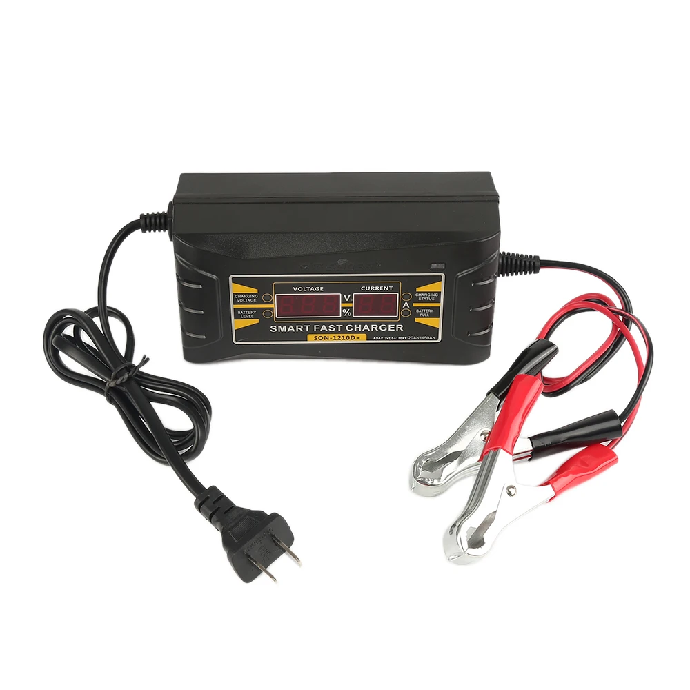 12V 10A автомобиля Батарея Зарядное устройство PRO 110V 240V светодиодный интеллигентая