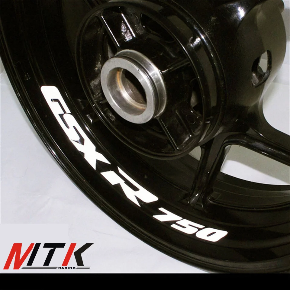 

MTKRACING Seven colors GSXR 750 8X CUSTOM INNER RIM DECALS WHEEL Reflective STICKERS STRIPES FIT SUZUKI GSXR750