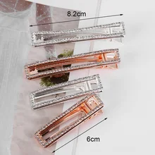 1 шт. элегантные женские заколки-утконосы из сплава со стразами заколки шпильки головные уборы Инструменты для укладки волос аксессуары