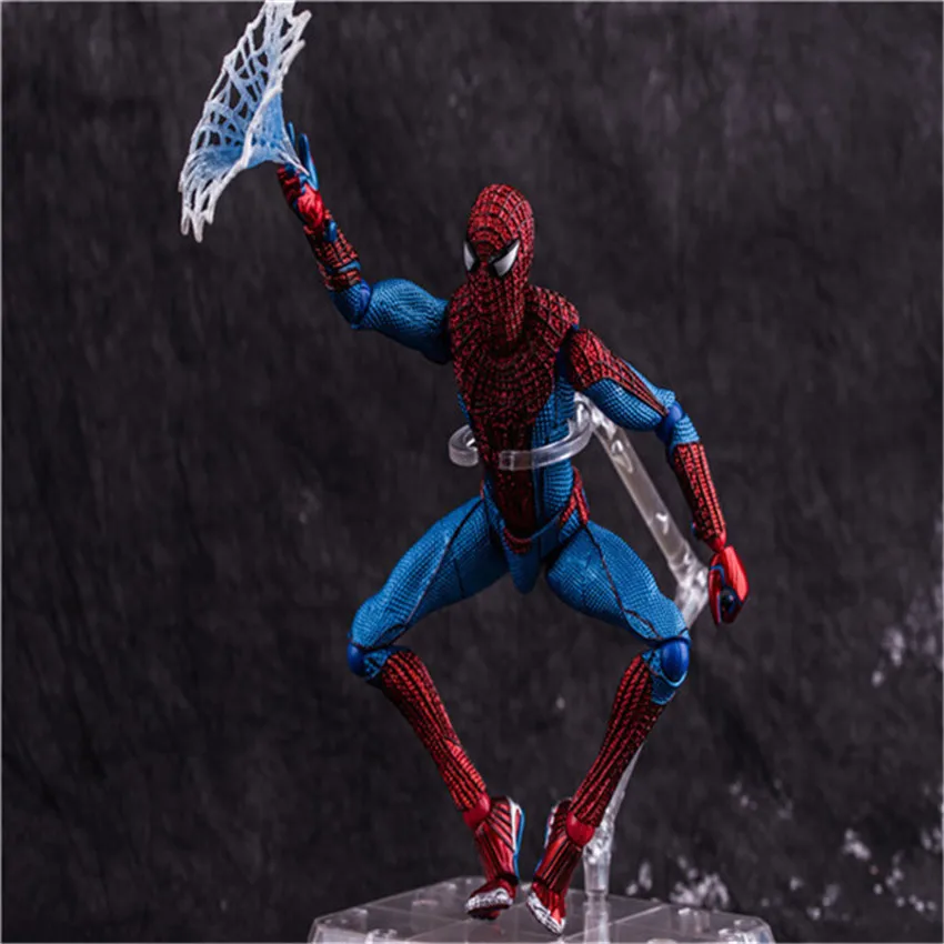 

Hot 23cm PVC Movie Model Spiderman Infinite Wars Edition Movable Action Figure Model Collecting Kids Gift