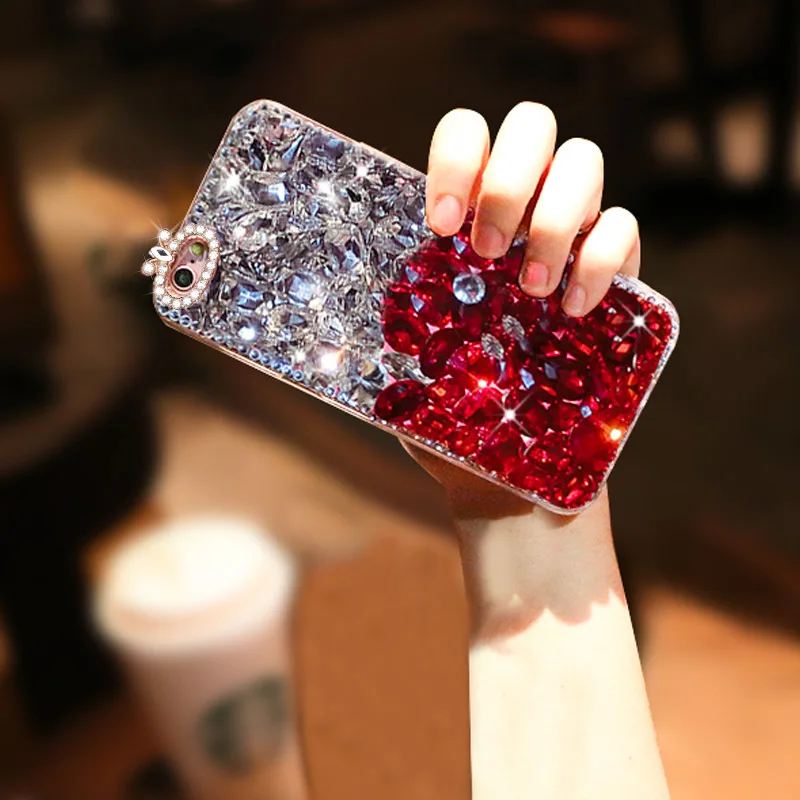 

Rhinestone Case Diamond Bling Phone Cover for OPPO A3S/A7X/F7/F9/F5/A73