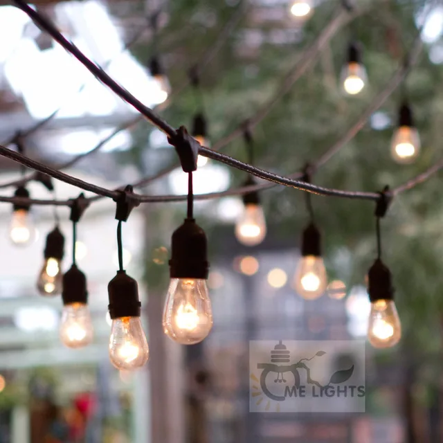 Connectable Grade Outdoor String Christmas Festoon Lights Connectable Grade Outdoor String Christmas Festoon Lights Fairy Edison Vintage Bistro Waterproof Strand For