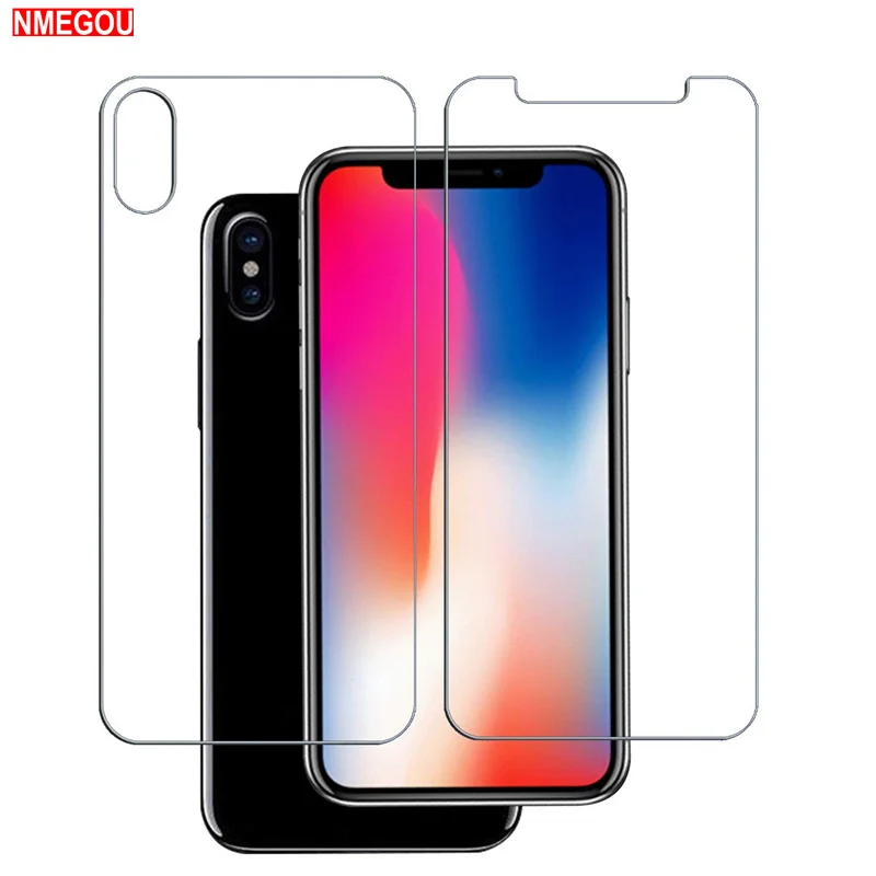 

Front & Back Tempered Glass Screen Protector for Apple IPhone X Iphonex 5.8 Screenprotector for IPhone 10 Glass Protective Film