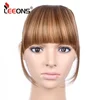 Leeons Natural Straight Synthetic Blunt Bangs High Temperature Fiber Brown Women Clip-In Full Bangs With Fringe Of Hair 6 Inch ► Photo 2/6