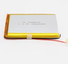 Factory size 11mm*60mm*100mm 3.7v high capacity 10000mah thickness 11mm lipo battery rechargeable flat battery laptop batteries