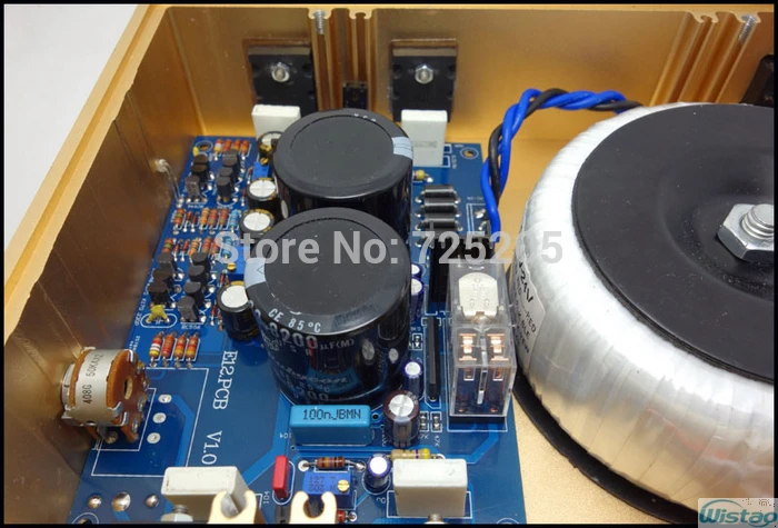 IWISTAO 2x100 Вт HIFI усилитель стерео дискретный компонент HDAM Музыкальная Коробка A1