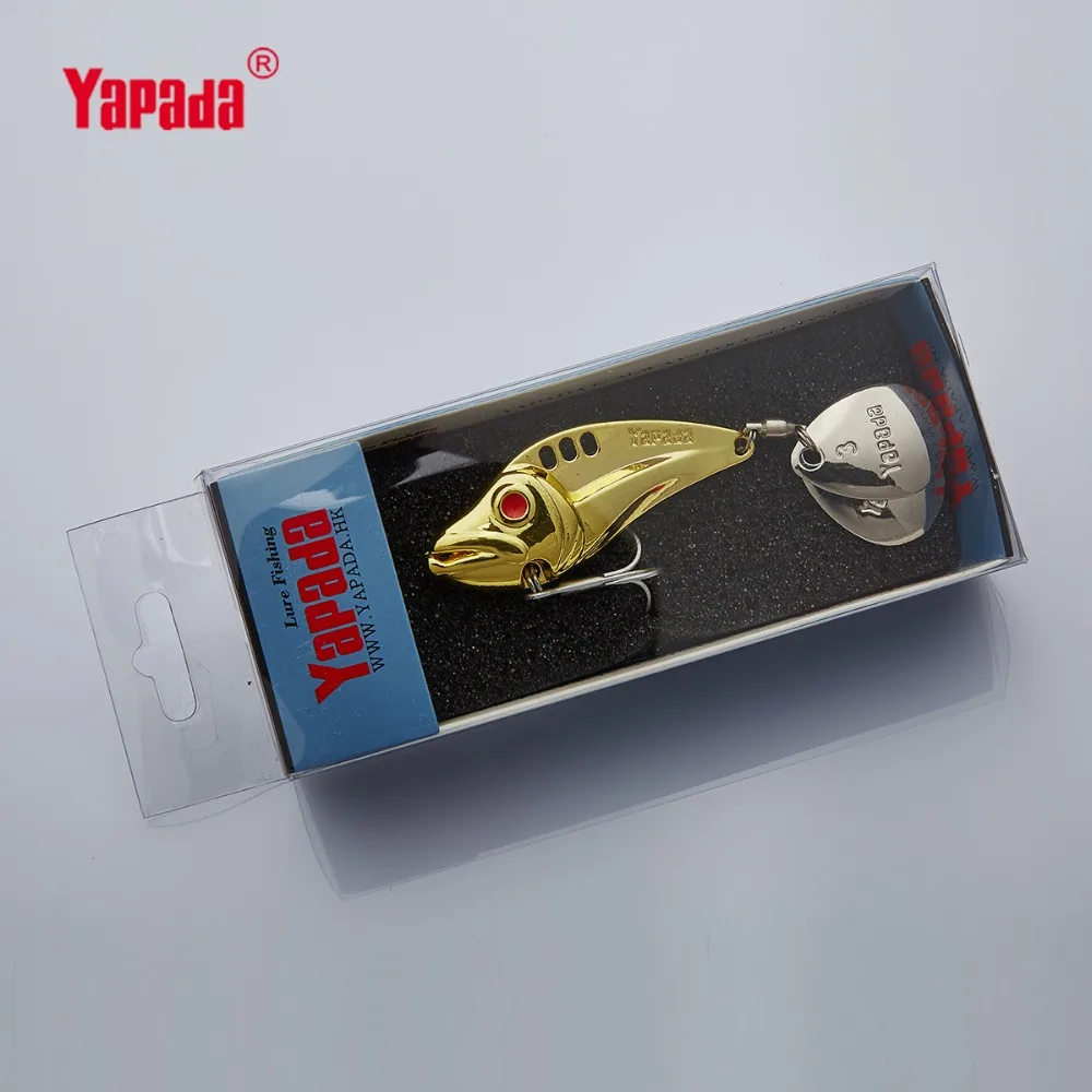 YAPADA VIB 306 привидение 10 г/15 г/20 г/25 г тройной крючок + вращающиеся блестки 43 мм/49 мм/53
